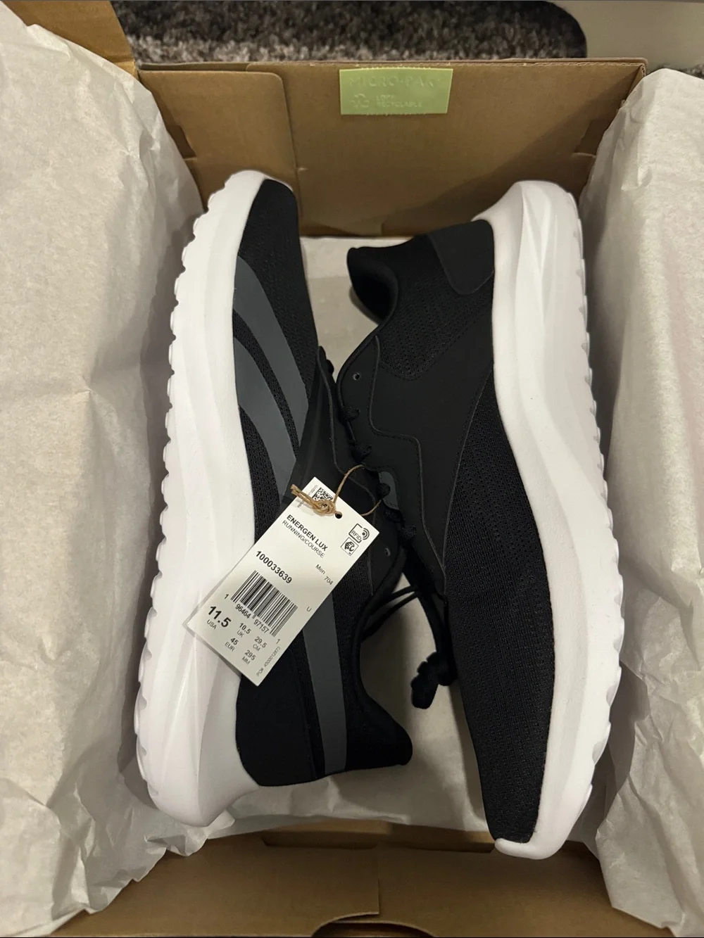 NWT- Reebok Men's Energen Lux Running shoes